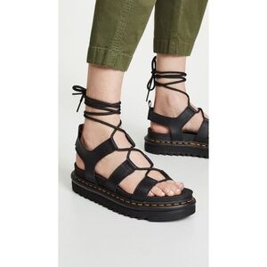 Doc Martens Nartilla Leather Lace-Up Sandals